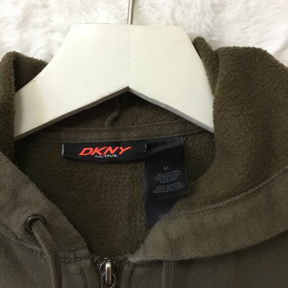 DKNY Olive Full-Zip Hoodie - Picture 6 of 12